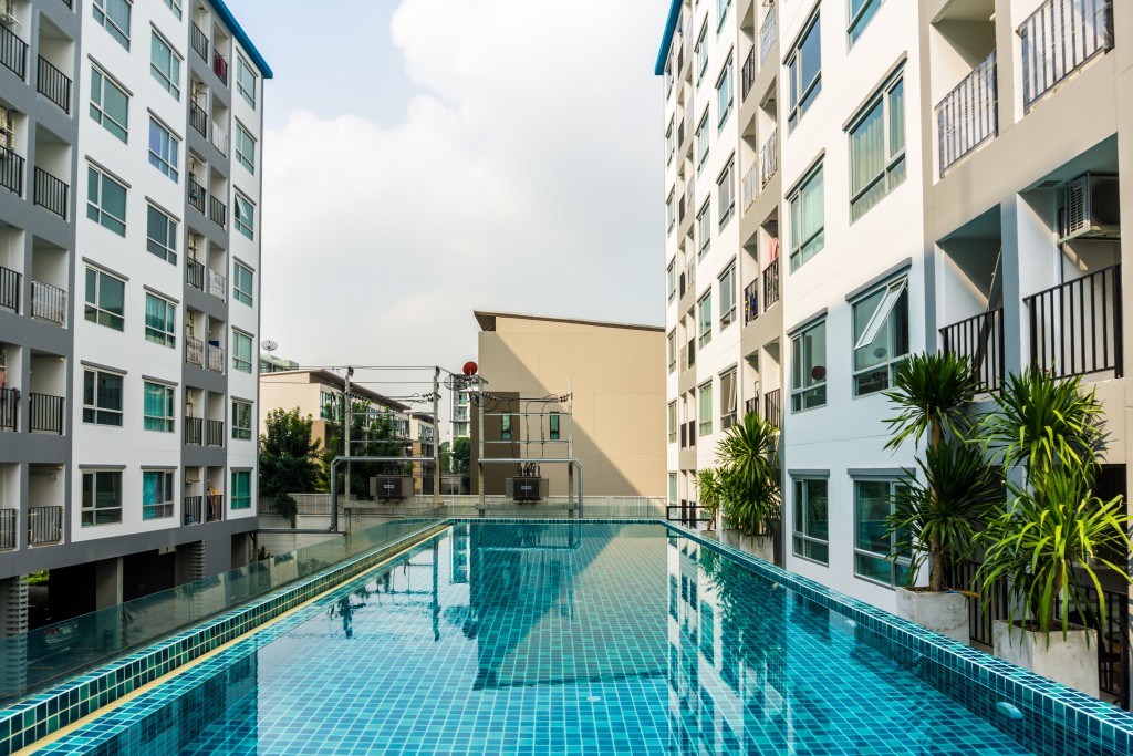 condo with pool