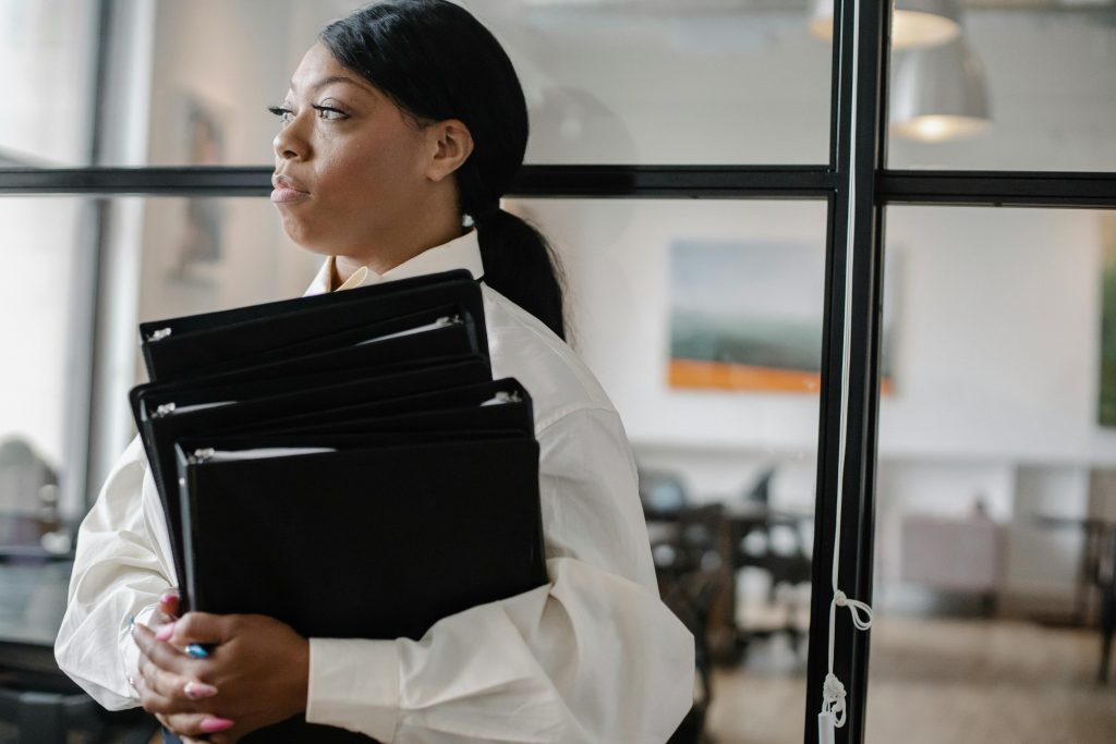 Female accountant